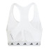 Sujetador Deportivo de Fitness adidas Essentials Powerreact Medium-Support Mujer Blanco