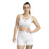 Sujetador Deportivo de Fitness adidas Essentials Powerreact Medium-Support Mujer Blanco