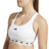 Sujetador Deportivo de Fitness adidas Essentials Powerreact Medium-Support Mujer Blanco