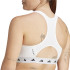 Sujetador Deportivo de Fitness adidas Essentials Powerreact Medium-Support Mujer Blanco