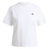 Camiseta adidas Essentials Small Logo Mujer Blanco