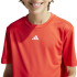 Camiseta de Fitness adidas Train Essentials Logo Regular Fit Infantil Rojo