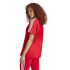 Camiseta adidas Essentials 3 Bandas Mujer Rojo