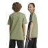 Camiseta adidas Tiberio 3 Bandas Colorblock Infantil Verde