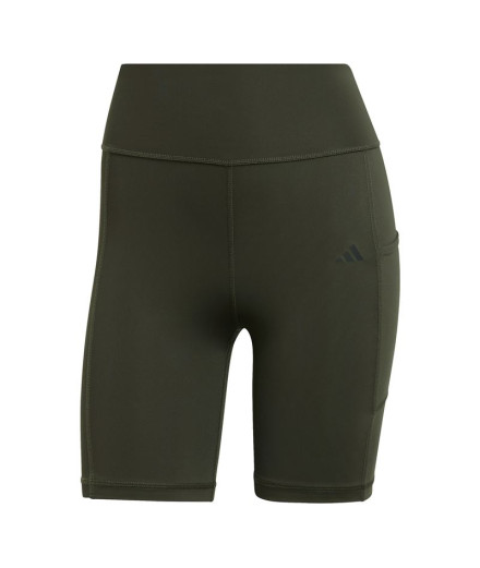 Mallas de Fitness adidas Optime 7Inch Mujer Verde Oliva