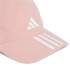 Gorra de Fitness adidas Baseball 3 Bandas Aeroready Training Running Rosa