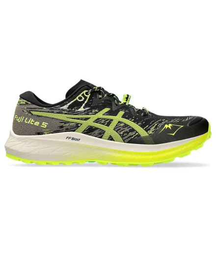 Zapatillas de Trail ASICS Fuji Lite 5 Hombre Negro