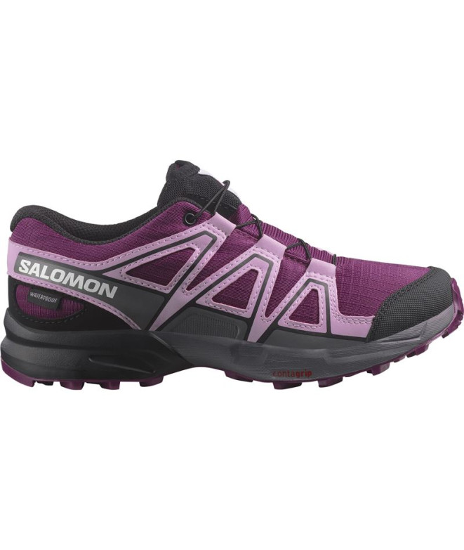Zapatillas Salomon Speedcross Lila Infantil