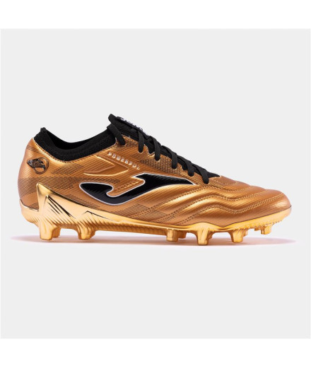 Botas de fútbol Joma Powerful Cup 2418 Oro Negro Firm Ground