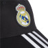 Gorra de Fútbol adidas Real Madrid Home Negro/Blanco