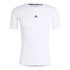 Camiseta de Fitness adidas Techfit Compression Training Hombre Blanco