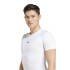 Camiseta de Fitness adidas Techfit Compression Training Hombre Blanco