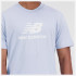 Camiseta New Balance Essentials Stacked Logo Cotton Hombre Azul