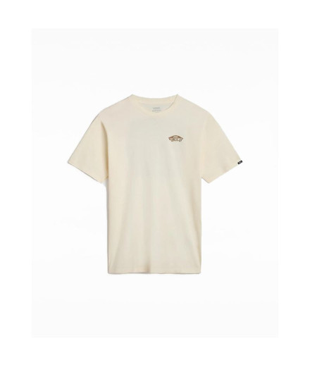 Camiseta Vans Off The Wall Block Fi Antique Hombre Blanco