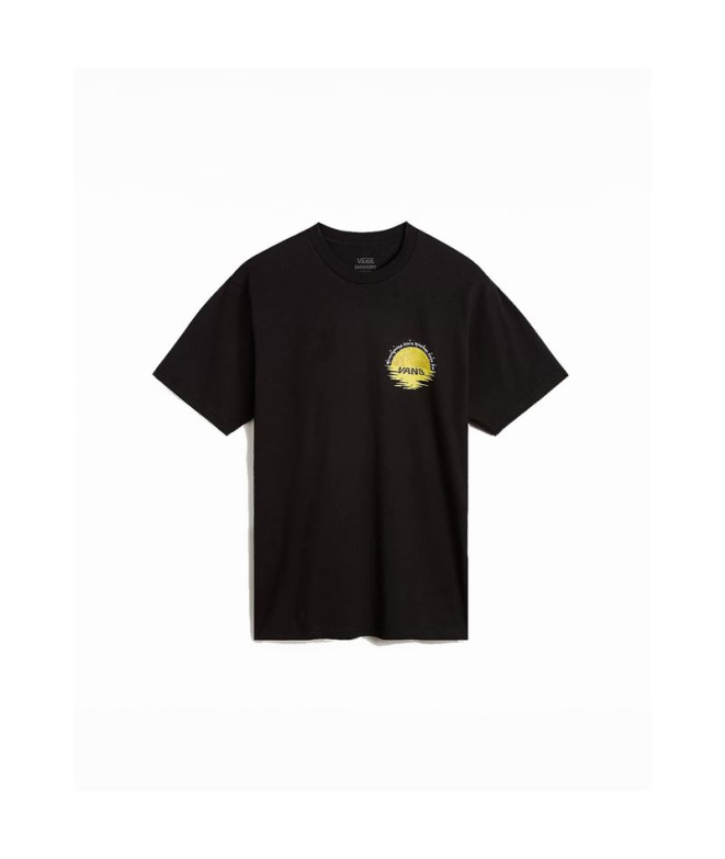 Camiseta Vans Moonlighting Ss Crew Hombre Negro