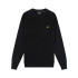 Sudadera Lyle & Scott Cotton Merino Crew Negro