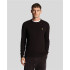 Sudadera Lyle & Scott Cotton Merino Crew Negro