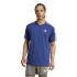 Camiseta de Running adidas Own The Run 3 Bandas Hombre Azul