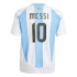 Camiseta de Fútbol adidas Argentina 2024 Home Messi Infantil Blanco
