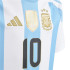 Camiseta de Fútbol adidas Argentina 2024 Home Messi Infantil Blanco