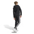 Chandal adidas Tiberio 3-Stripes Colorblock Fleece Infantil Negro