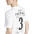 Camiseta de Fútbol adidas Category Logo Hombre Blanco/Negro