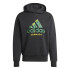 Sudadera de Fútbol adidas Jamaica Seasonal Doubleknit Hoodie Hombre Negro