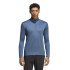 Camiseta adidas de Senderismo Multi Half Zip Ls Hombre Azul