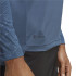 Camiseta adidas de Senderismo Multi Half Zip Ls Hombre Azul