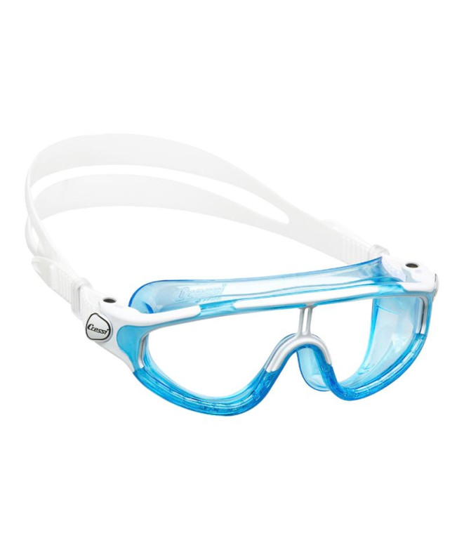 Gafas de buceo Cressi King Baloo Azul/Blanco