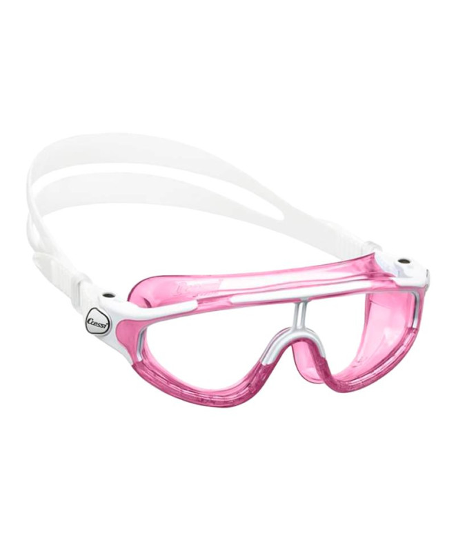 Gafas de buceo Cressi King Baloo Rosa/Blanco