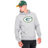 Sudadera New Era NFL Regular Green Bay Packers Gris Hombre