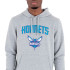 Sudadera New Era NBA Regular Charlotte Hornets Gris Hombre