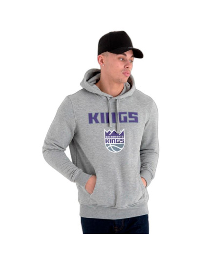 Sudadera New Era NBA Regular Sacramento Kings Gris Hombre