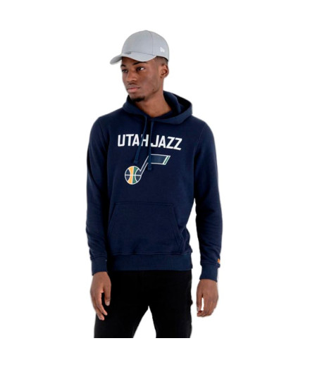 Sudadera New Era NBA Regular Utah Jazz Gris Hombre