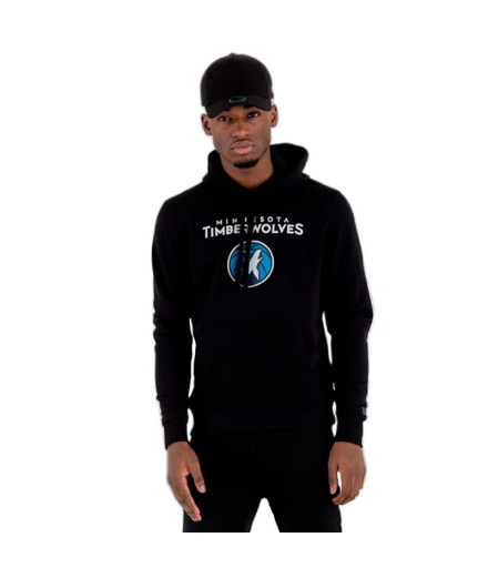 Sudadera New Era NBA Regular Minnesota Timberwolves Negro...