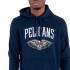 Sudadera New Era NBA Regular New Orleans Pelicans Gris Hombre