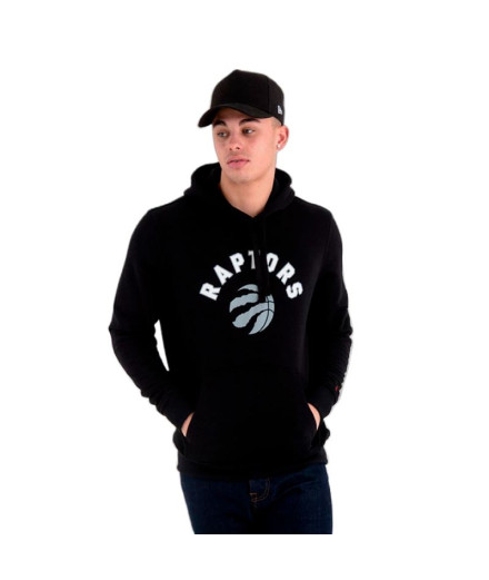 Sudadera New Era NBA Regular Toronto Raptors Negro Hombre