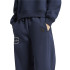 Pantalón adidas Signature Graphic Print Fleece Loose Mujer Azul