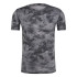 Camiseta de Fitness adidas Techfit Training Aop Hombre Negro