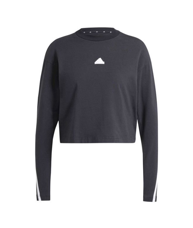 Camiseta adidas Future Icons 3 Bandas Long...