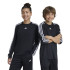 Camisa adidas Train Essentials Logo Regular Fit Longsleeve Infantil Negro/Blanco
