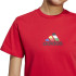 Camiseta adidas House Of Tiro Nations Graphic Mujer Rojo