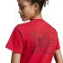 Camiseta adidas House Of Tiro Nations Graphic Mujer Rojo