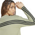 Camiseta adidas Future Icons 3 Bandas Long Sleeve Mujer Verde