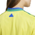 Camiseta adidas Tiro Cut 3 Bandas Cropped Mujer Amarillo