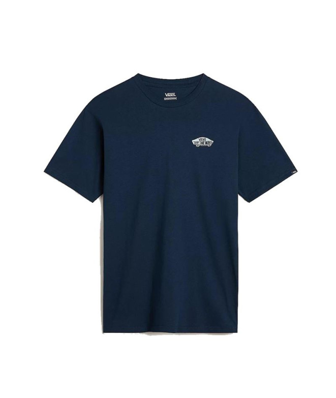 Camiseta Vans Off The Wall Block Fi Azul  Hombre