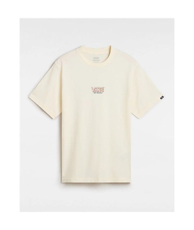Camiseta Vans tander Ss Crew Crudo Niño