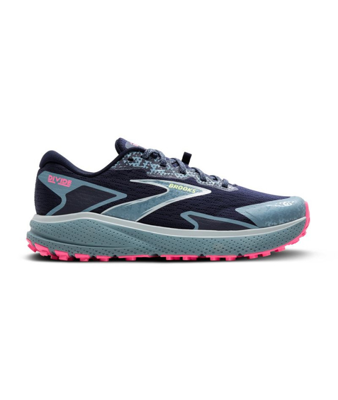 Zapatillas de Trail Brooks Divide 5 Azul/Rosa...