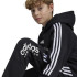 Pantalón adidas Tiro Fleece Infantil Negro/Blanco